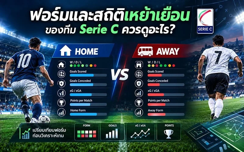 เช็กสถิติเหย้าเยือนบอลเซเรีย ซี อย่างไรให้แม่นยำและไม่พลาดจุดสำคัญ?