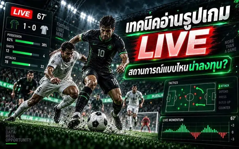 เทคนิคอ่านรูปเกม Live: สถานการณ์แบบไหนน่าลงทุน?