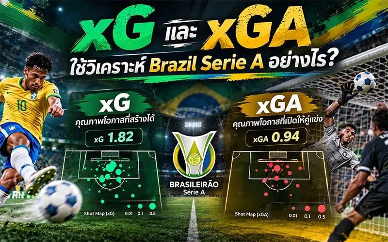 xG และ xGA ใช้วิเคราะห์ Brazil Serie A อย่างไร?