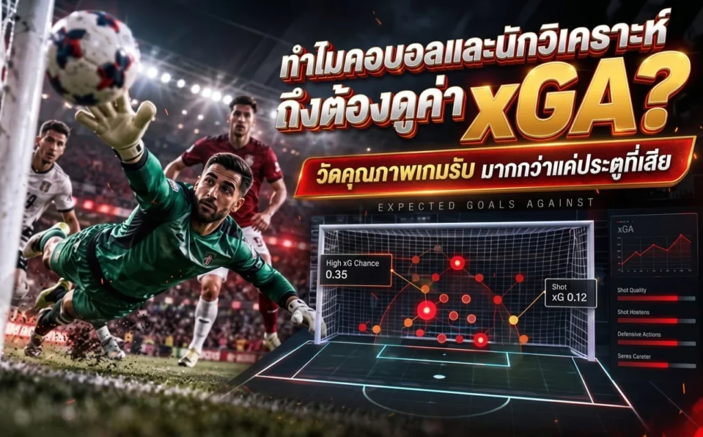 ทำไมคอบอลและนักวิเคราะห์ถึงต้องดูค่า xGA?